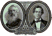 Samuel F. B. Morse and Alfred Vail - click for a larger view